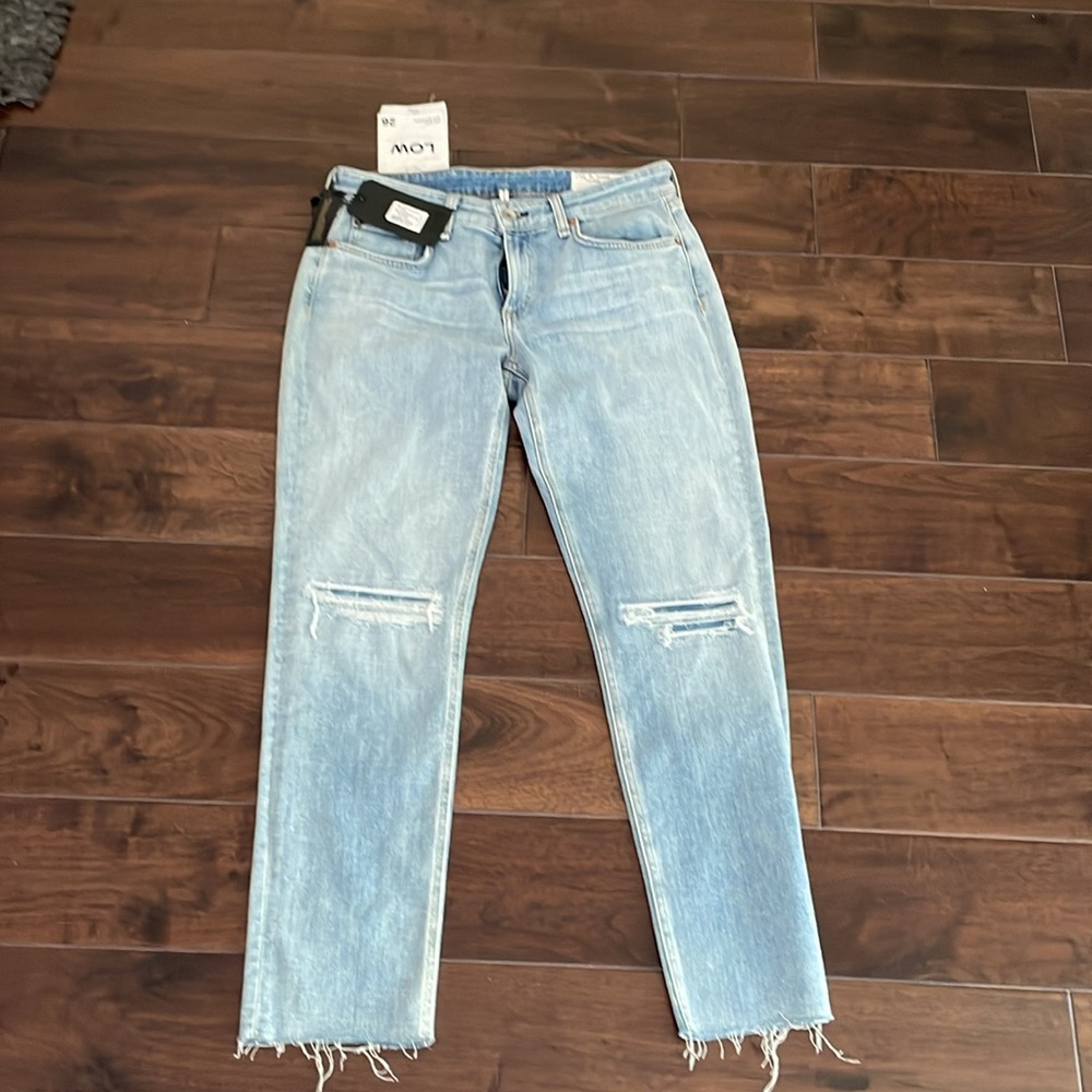 Rag&Bone super soft jeans low rise boyfriend Dre Alyssa NWT SZ26 - Picture 6 of 11